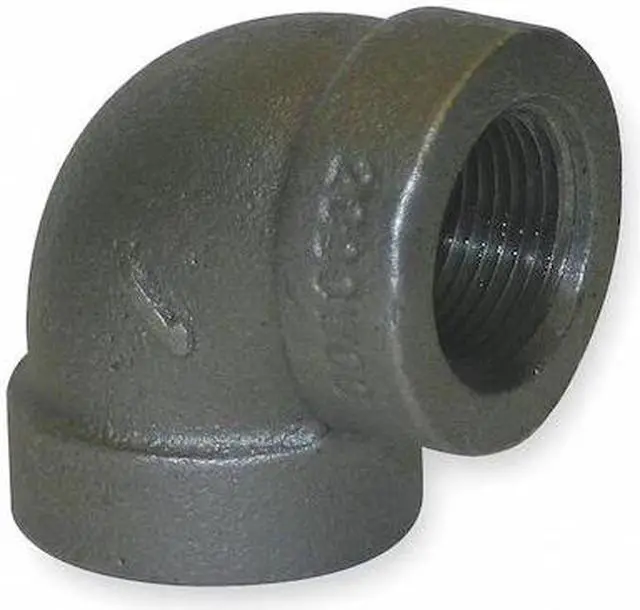 Main image of ZORO SELECT 5P437 90 Degree Elbow 90 Degree Elbow, 3/4" Pipe, FNPT, Malleable