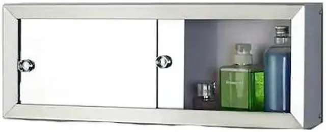 Main image of KETCHAM 2408M 24" x 8" Surface Mounted Stainless Steel Framed Cosmetic Box