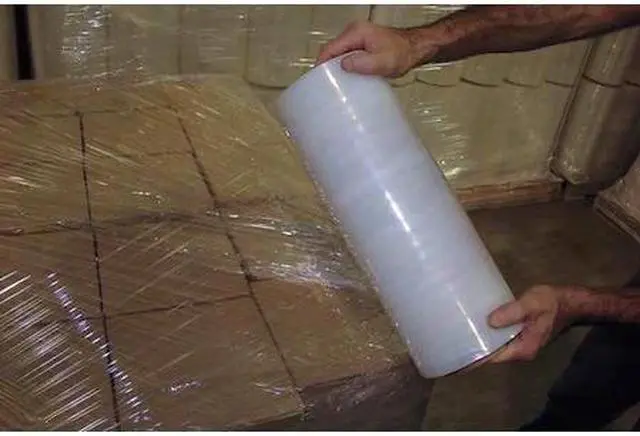 Main image of ZORO SELECT 15G115 Hand Stretch Wrap 15 in W x 1000 ft L., 120 ga, Cast Style,
