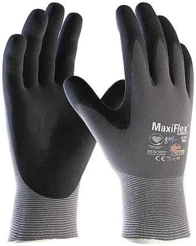 Main image of PIP 42-874 Coated Gloves, Cut Level A1 ,Dipped ,Microporous Nitrile ,Foam ,XS