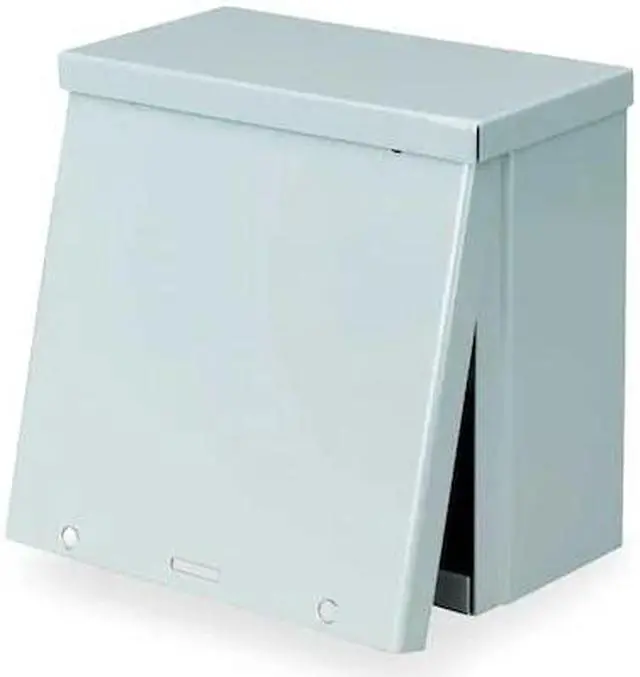 Alt view image 2 of 5 - WIEGMANN RSC121208 Padlockable Hasp Electrical Enclosures, 12 in H, 8 in D, 12