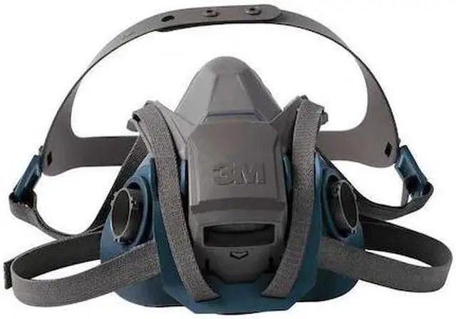 Alt view image 4 of 14 - 3m 3M Half Mask Respirator, Respirator Connection Type: Bayonet, Mask Size: M