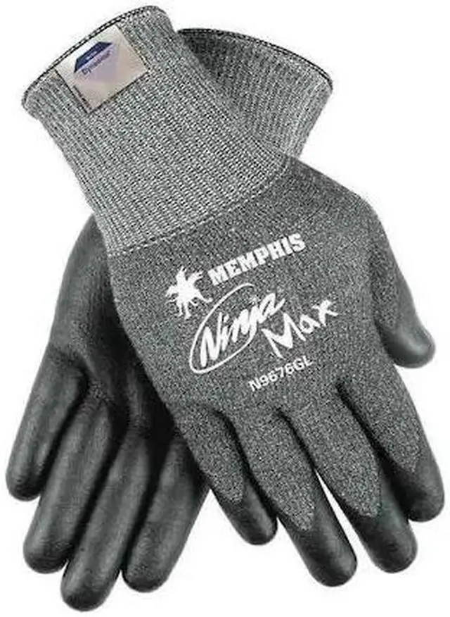 Main image of MCR SAFETY N9676GL Cut-Resistant Coated Gloves, Cut Level A3 ,Dipped