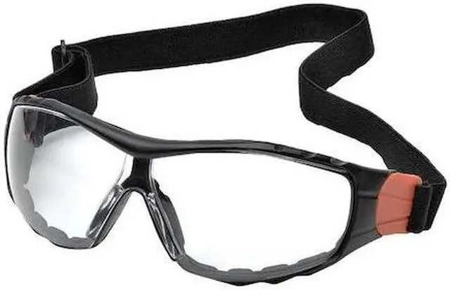 Alt view image 4 of 9 - ELVEX GG-45C-AF Safety Glasses, Wraparound Clear Polycarbonate Lens, Anti-Fog,