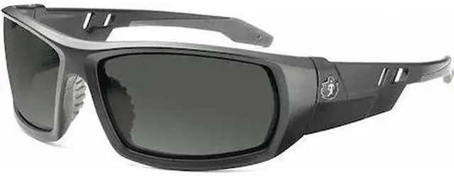 Alt view image 3 of 7 - Ergodyne 50430 Skullerz Odin Safety Glasses, Matte Black Frame/Smoke Lens, Nylon/Polycarb