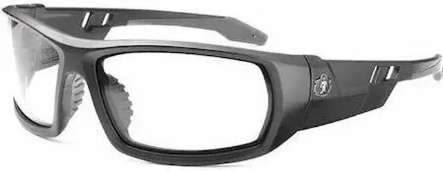 Alt view image 3 of 6 - Ergodyne 50400 Skullerz Odin Safety Glasses, Matte Black Frame/Clear Lens, Nylon/Polycarb