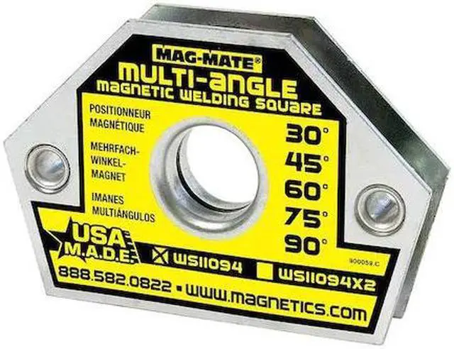 Main image of MAG-MATE WS11094 Magnetic Weld Square,4-3/8x3in,55lb