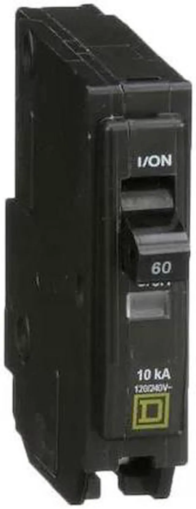 Alt view image 2 of 3 - SQUARE D QO160 Miniature Circuit Breaker, QO Series, 60A, 1 Pole, 120/240V AC,