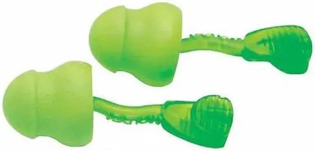 Alt view image 4 of 4 - Ear Plugs, NRR26, Uncorded, Green, PK 100