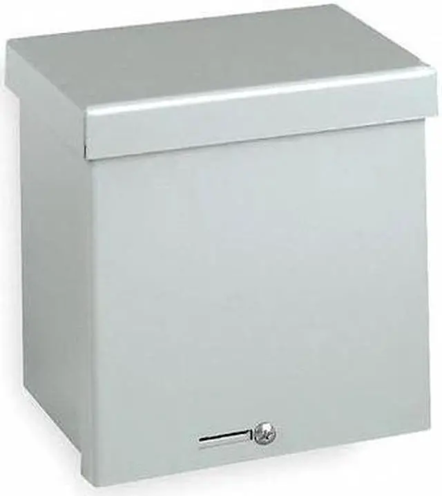 Alt view image 3 of 5 - WIEGMANN RSC151806 Padlockable Hasp Electrical Enclosures, 18 in H, 6 in D, 15