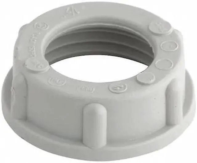Alt view image 2 of 2 - RACO 1402 IMC Bushing, 1/2 in, Threaded, Plastic, Plain, Gray