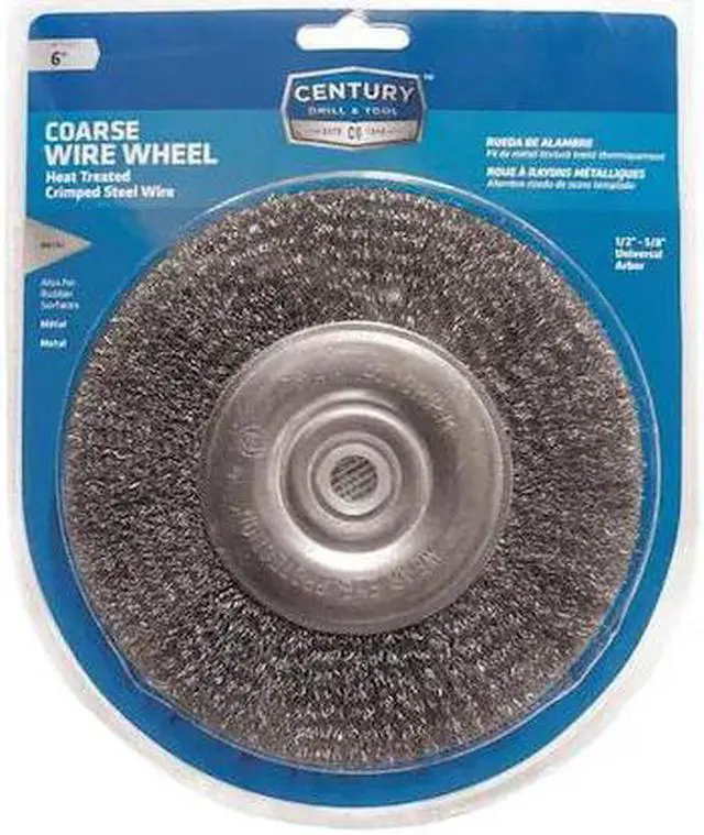 Main image of CENTURY DRILL & TOOL 76861 Bench Grinder Wire Wheel