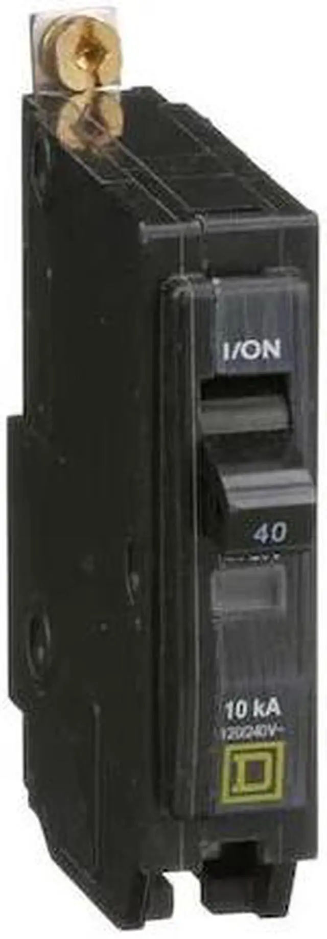 Alt view image 6 of 6 - SQUARE D QOB140 Miniature Circuit Breaker, QO Series, 40A, 1 Pole, 120/240V AC,