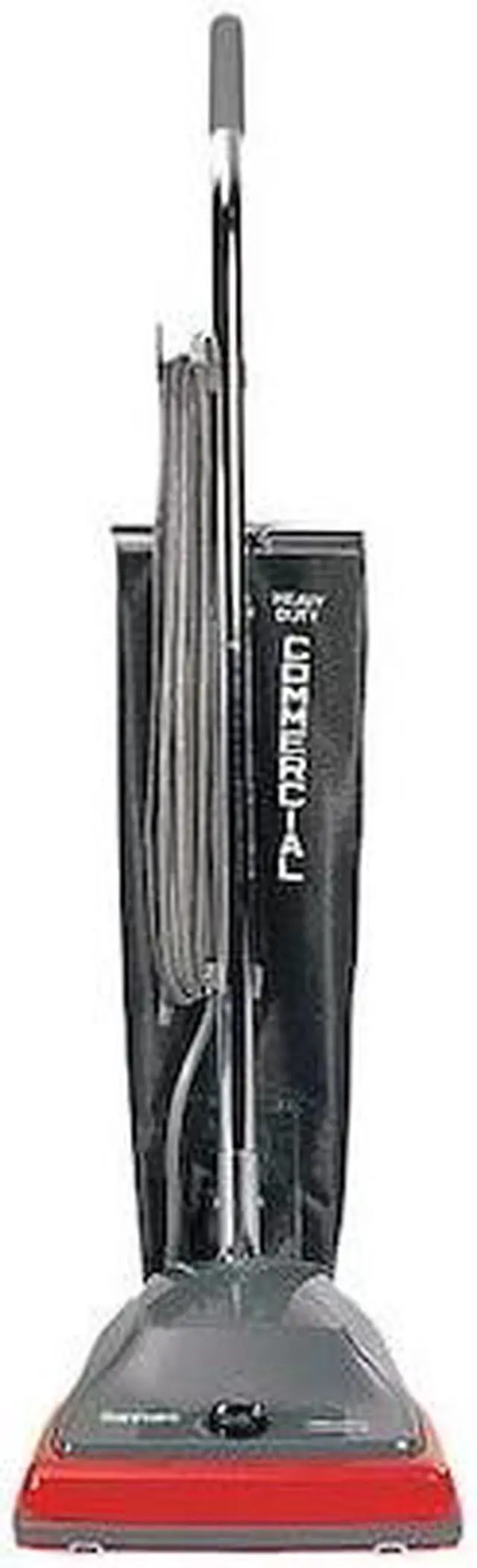 Alt view image 2 of 9 - Eureka SC679J Sanitaire Commercial Lightweight Bag-Style Upright Vac  12lbs  GY/Red