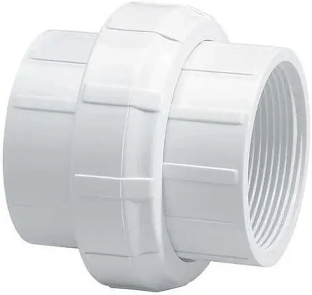 Main image of ZORO SELECT 458020 PVC Union, FNPT x FNPT, 2 in Pipe Size