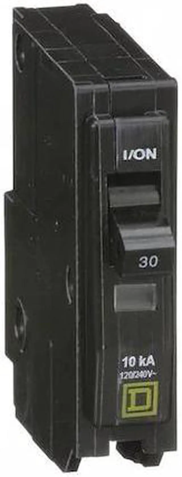 Alt view image 2 of 2 - SQUARE D QO130 Miniature Circuit Breaker, QO Series, 30A, 1 Pole, 120/240V AC,
