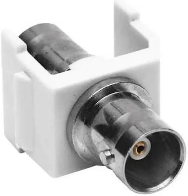 Main image of HUBBELL PREMISE WIRING SFBW Coupler,BNC Connector,Pass Thru,F/F,Wht