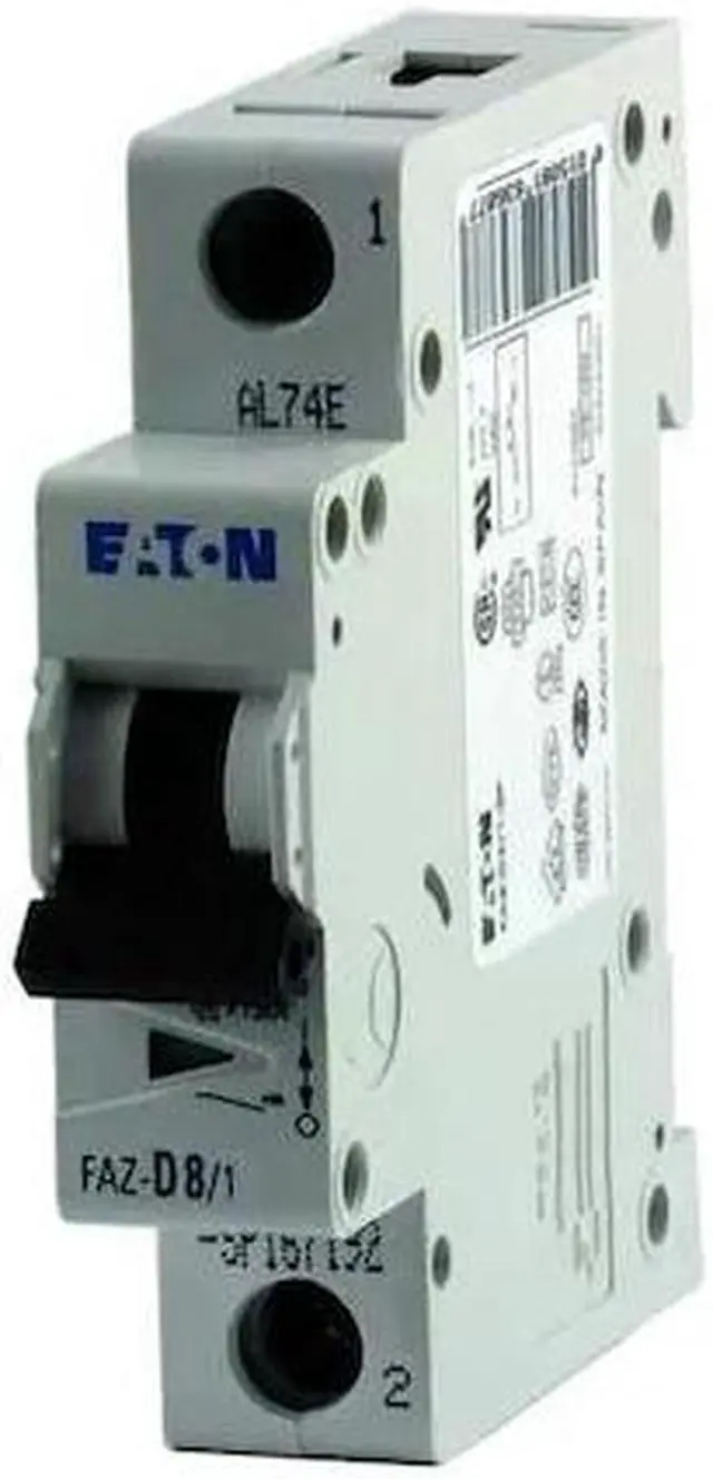 Alt view image 2 of 2 - EATON FAZ-C2/1-SP Circuit Breaker, FAZ Series, 2A, 1 Pole, 277/480V AC, 15kA at