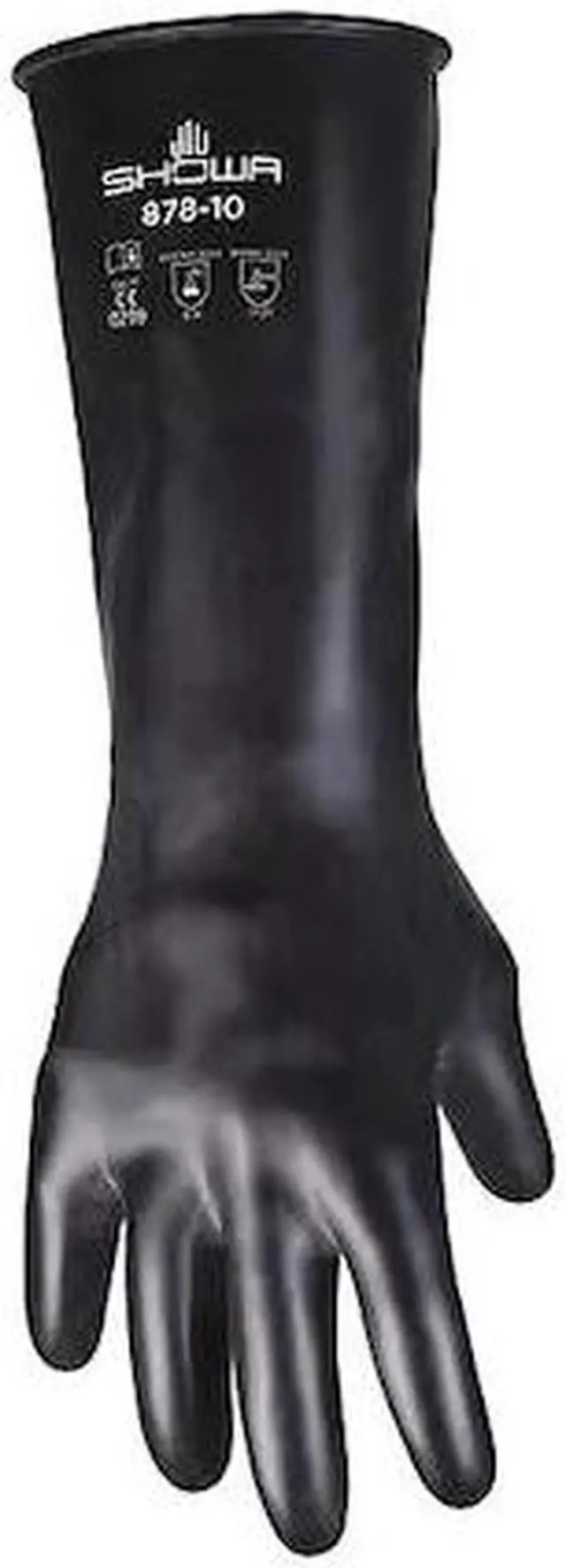 Alt view image 3 of 3 - SHOWA 878-11 14" Chemical Resistant Gloves, Butyl, 2XL, 1 PR