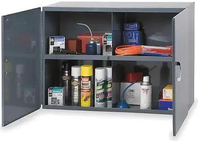 Main image of DURHAM MFG 338-95 Shelving Storage Cabinet, 23-7/8 in H, 33-3/4 in W, 12-1/2 in