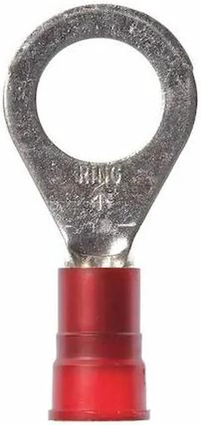 Alt view image 2 of 2 - 3M MN8-14R/SX 8 AWG Nylon Ring Terminal 1/4" Stud PK10