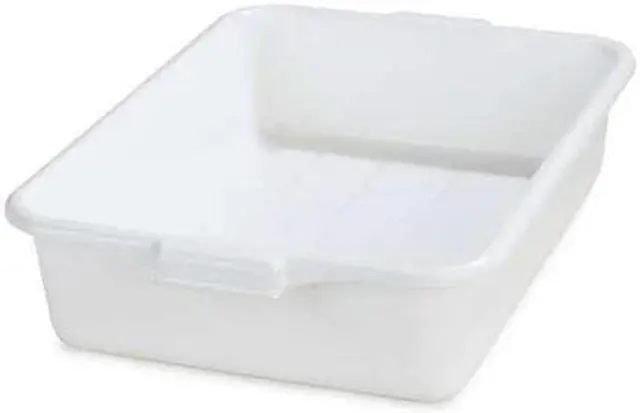 Alt view image 2 of 2 - CARLISLE FOODSERVICE N4401002 Tote Box, White, Polyethylene