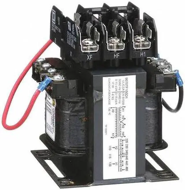 Alt view image 2 of 2 - SQUARE D 9070TF150D1 Control Transformer, 150 VA, Not Rated, 55°C, 120V AC,