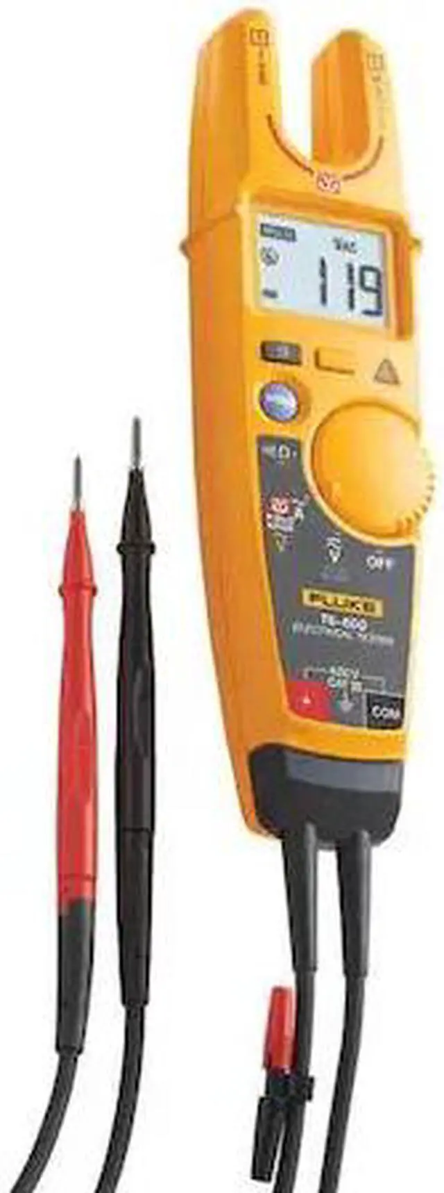 Alt view image 5 of 9 - Fluke - T6-600 - T6-600 - Handheld Digital Multimeter, AC Current, AC/DC Voltage, Continuity, Resistance, 3.5, True RMS,