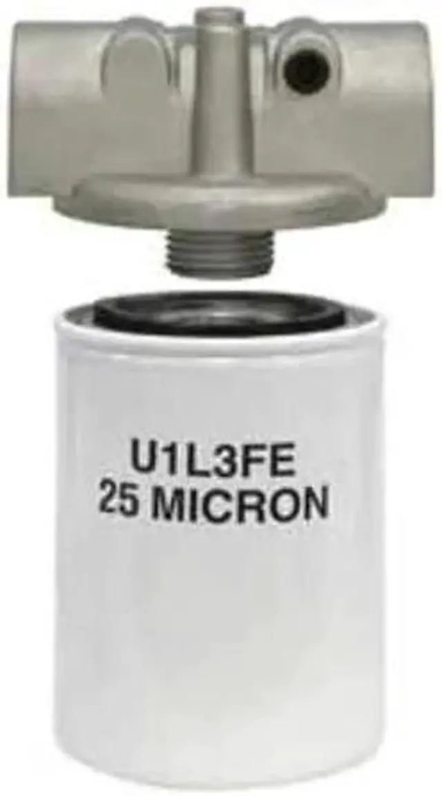 Main image of ZORO SELECT 3KML9 Spin-on Filter,25 Micron,15 GPM,3/4 In