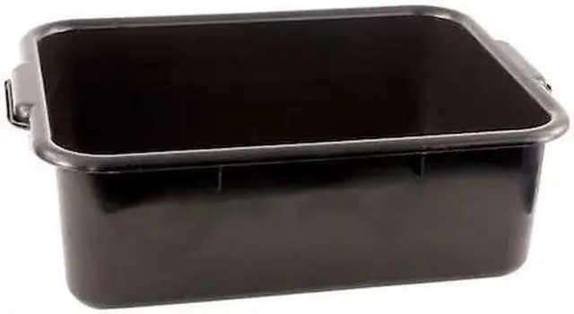 Alt view image 2 of 2 - CRESTWARE BT7BK Bus Tub,Polypropylene,Black