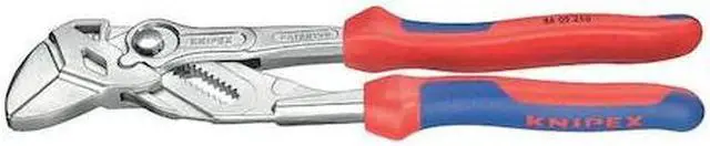Alt view image 6 of 14 - KNIPEX 86 05 250 10 in Knipex Cobra Straight Jaw Plier Wrench Smooth,
