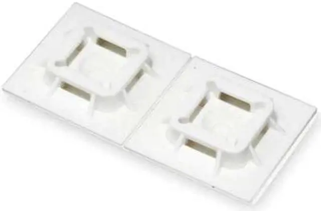 Alt view image 2 of 4 - PANDUIT SGABM25-A-C Cable Tie Mounting Pad,4-Way,Natrl,PK100