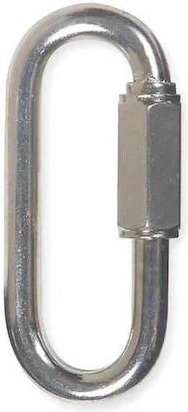 Main image of ZORO SELECT 1RCC8 Threaded Quick Link, Overall Lg 1 7/16 in, Overall W 11/16