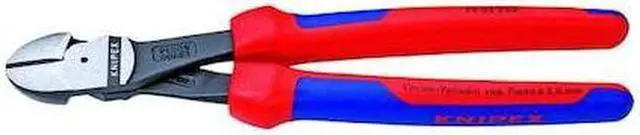 Alt view image 3 of 3 - KNIPEX 74 02 250 10" High Leverage Diagonal Cutter, Ergonomic Grip