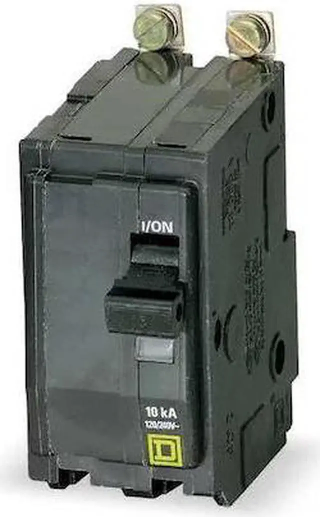 Alt view image 2 of 2 - SQUARE D QOB220HID Miniature Circuit Breaker, QO Series, 20A, 2 Pole, 120/240V