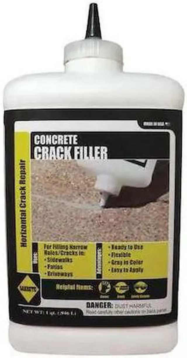 Alt view image 2 of 2 - SAKRETE 120026 Crack Filler, Bottle, Gray, Concrete Crack Filler