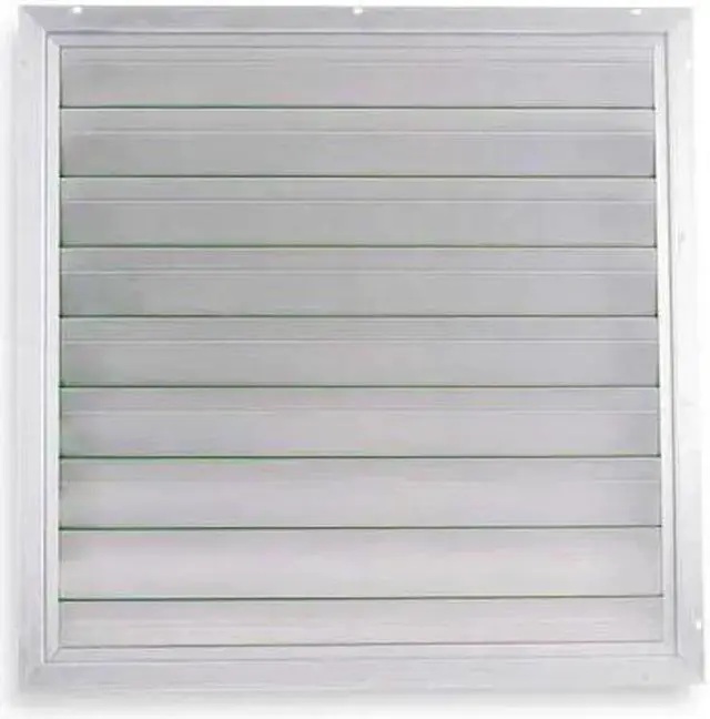 Main image of DAYTON 4YN18 36 in 38.75"H-W 4.5"L Alu Intake Shutter Dampr, 37 in x 37 in,
