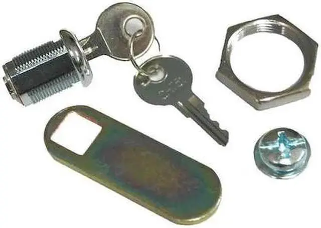 Alt view image 4 of 4 - Rubbermaid Replacement Lock and Keys for Cleaning Carts, Silver