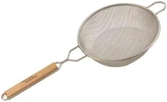 Alt view image 3 of 3 - Crestware 6-Inch Medium Double Mesh Strainer