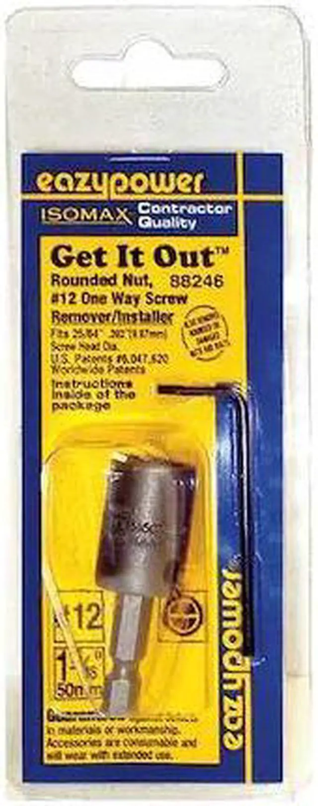 Alt view image 4 of 4 - Eazypower Corp #12 Screw & Nut Remover 88246 Unit: CARD