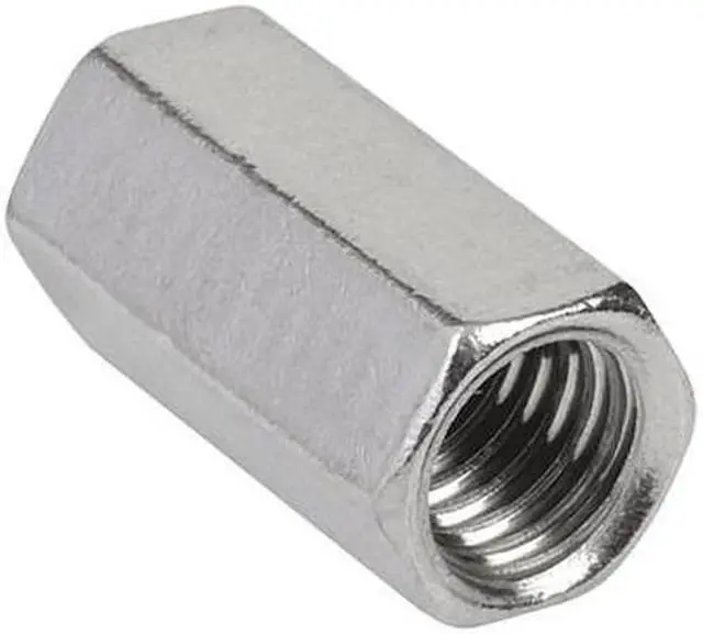 Alt view image 2 of 2 - CALBRITE S60300RC00 Rod Coupling,Thrd,3/8in,1-1/8inL,316 SS
