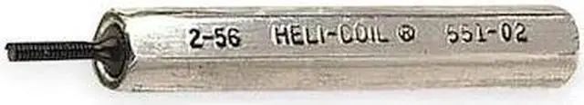 Alt view image 2 of 2 - HELI-COIL 551-02 Threaded Mandrel,Steel,2-56