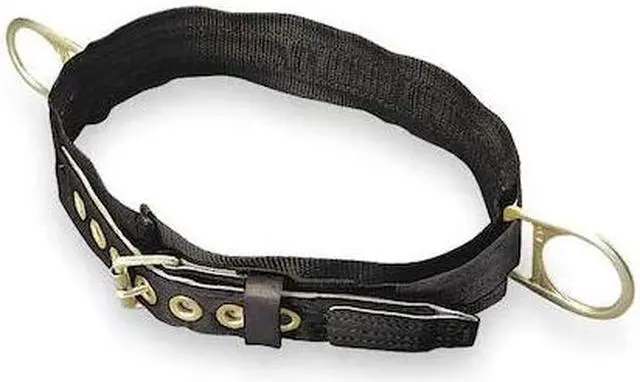 Main image of HONEYWELL MILLER 2NA/MBK Body Belt, 2 D-Rings, Hips Location, Stainless Steel,