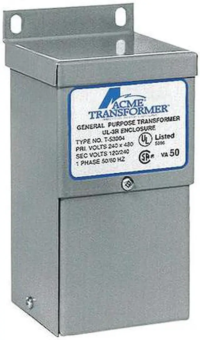 Main image of ACME ELECTRIC T153004 Low Voltage Distribution Transformer, 0.05 kVA, NEMA 3R,