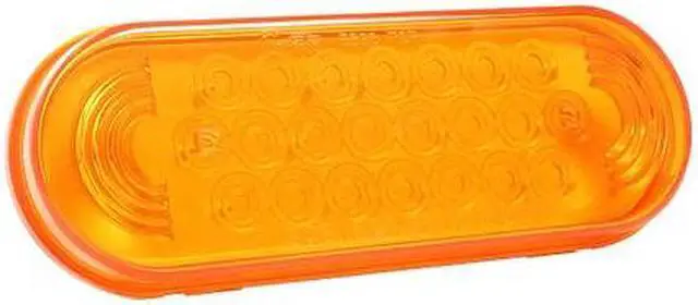 Main image of GROTE 53963 Stop/Tail/Turn Lamp,Oval,Yellow
