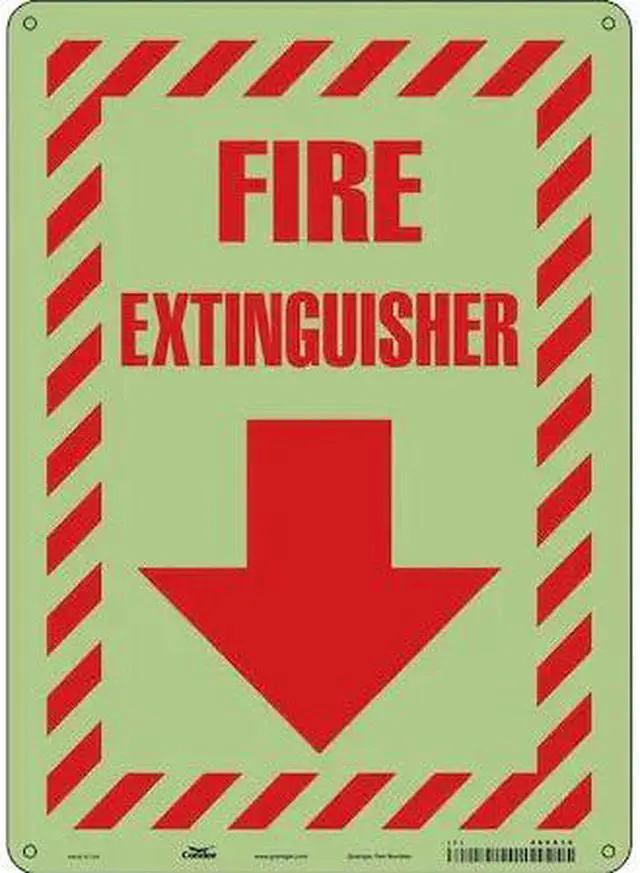 Main image of CONDOR 469X30 Safety Sign, 14 in Height, 10 in Width, Polyethylene, Vertical