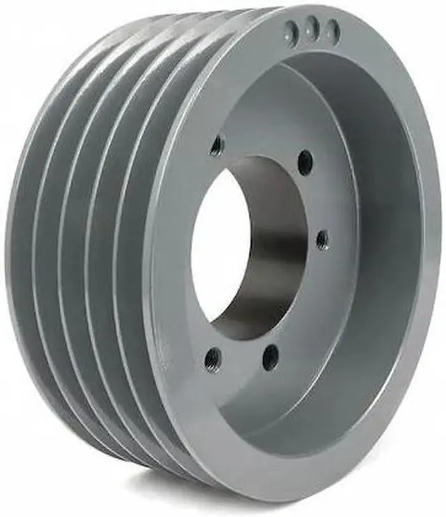 Main image of ZORO SELECT 5V855 7/8 in to 3-1/2 in Quick Detachable Bushed Bore 5 Groove