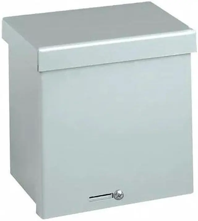 Alt view image 2 of 2 - WIEGMANN RSC040404GNK Padlockable Hasp Electrical Enclosures, 4 in H, 4 in D, 4