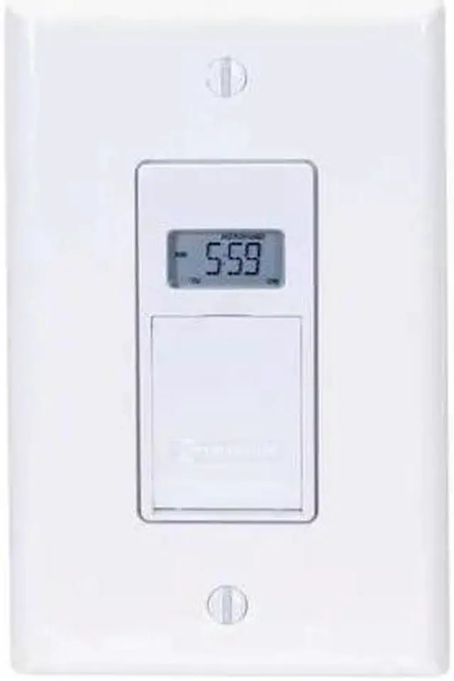 Alt view image 4 of 5 - INTERMATIC EJ600 Timer,Digital,120V,12A,Wall Switch