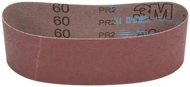 Main image of 3M 340D 3" x 21" Coated Sanding Belt 60 Grit PK50